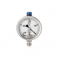 Kapselfedermanometer Glycerin Ø 100 mm, Edelstahl / Edelstahl