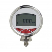 Digitalmanometer, Nenngröße 80 mm, Anschluss G1/4B, unten, Edelstahl, 4-stellige LCD Anzeige, Genauigkeit 0,5, Hintergrundbeleuchtung