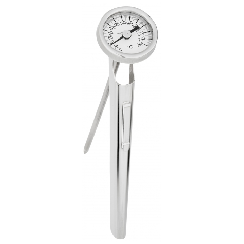Einstechthermometer,CrNi/CrNi, NG34, 0 bis+260°C/140mm