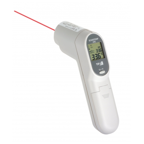 Infrarotthermometer bis +500 Grad C, D:S/12:1, Einpunkt-Laser