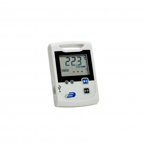 Datenlogger innen -10...+70°C, aussen -200...+350°C