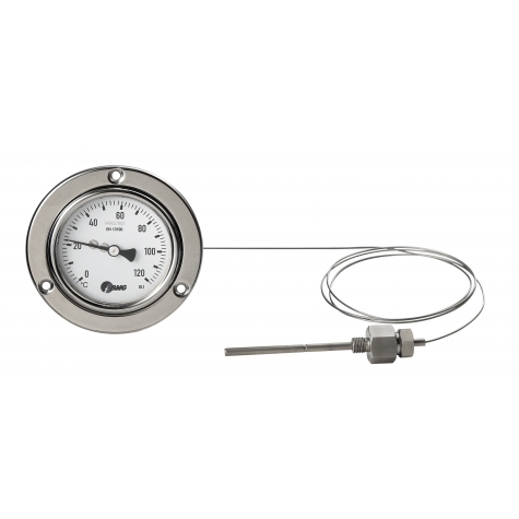 Gasdruckthermometer, CrNi, NG 63, 0 bis+160°C, 1m, VBR