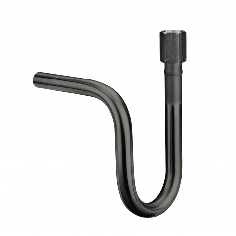 Wassersackrohr, St, U-Form, DIN 16282 Form B, Anschweißende mit Fase