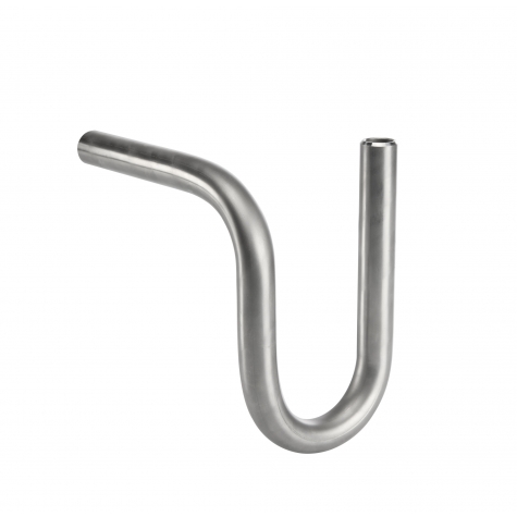 Wassersackrohr, St, U-Form, DIN 16282 Form F, beidseits Anschweißende mit Fase