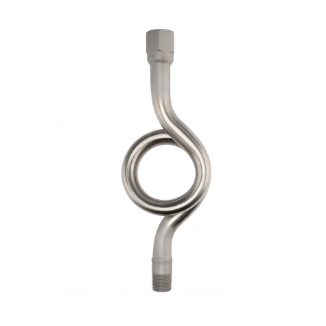 Wassersackrohr, VA, Kreisform, DIN Form C, Mu-Zapfen NPT