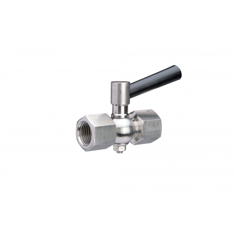 Manometer Absperrhahn DIN 16261A Muffe-Muffe