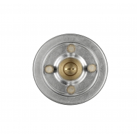 Bimetallhermometer, St/Ms, NG80/0 bis+300°C/4 Magnete