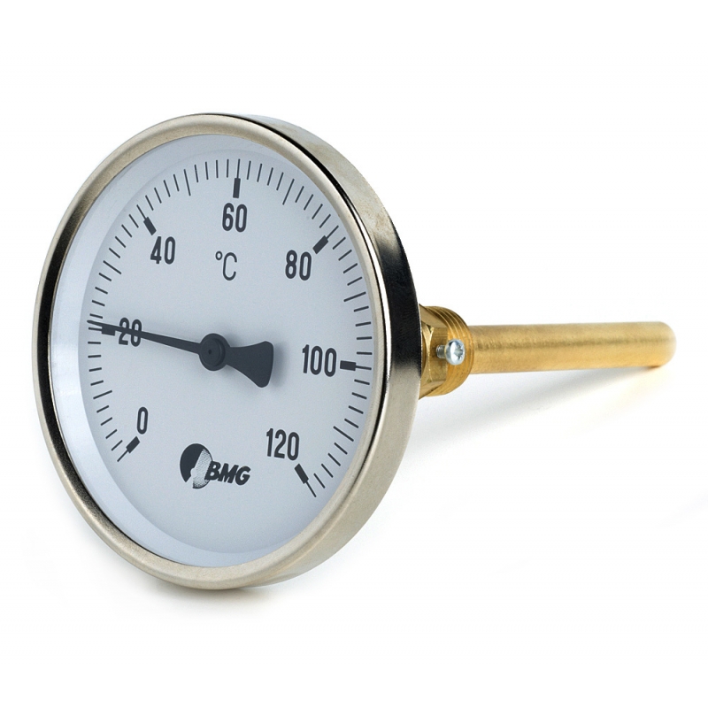 PIMALDAUM® Bimetall-Thermometer 0-120°C, Durchmesser 63 mm, mit