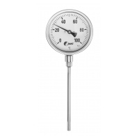 Bimetallthermometer,NG80, -30+50°C/200mm,Boe,u,KV
