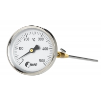 Abgasthermometer, Rauchgas, NG80, 0 +500°C/150mmx6mm