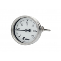 Bimetallthermometer,NG63, -30+50°C/100mm,BJR,r,SR
