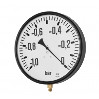 Groß-Manometer St/Ms, unten, NG 400 mm, 0 bis 10 bar