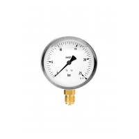 Glycerinmanometer CrNi/Ms, ECO NG 100mm, 0 bis 25 bar