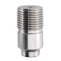 Schweißstutzen. Edelstahl, Linksgewinde G1/2